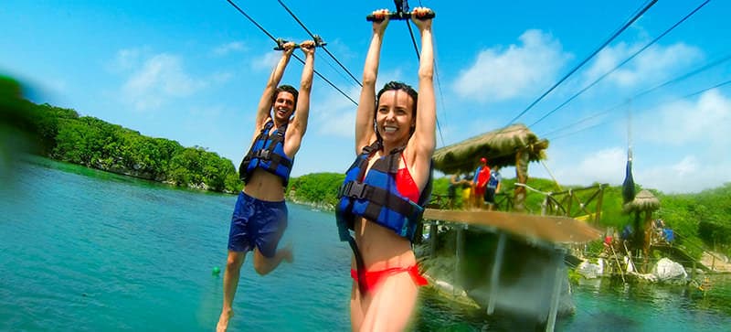 zip lines xel ha mexico