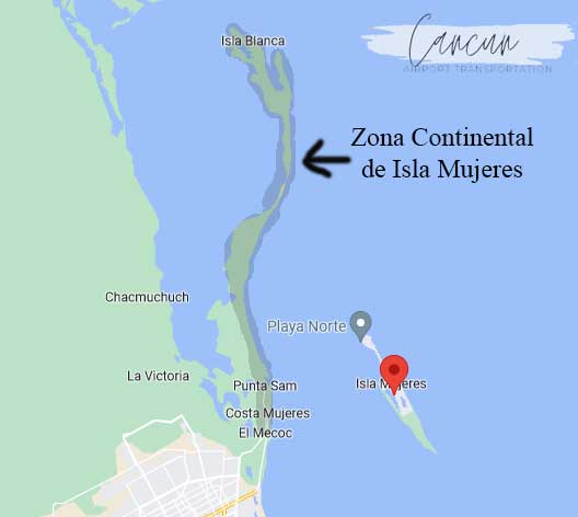 d'où part le ferry pour isla mujeres