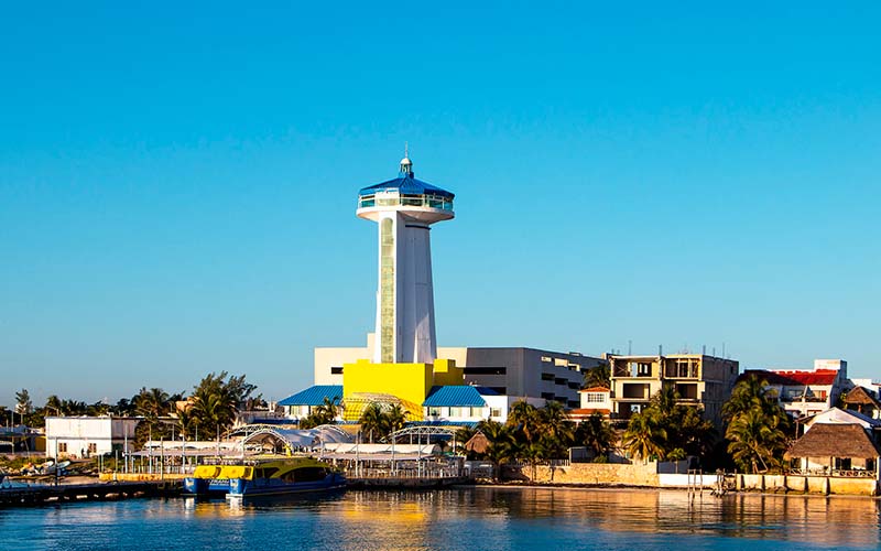 ferry de puerto juarez à isla mujeres