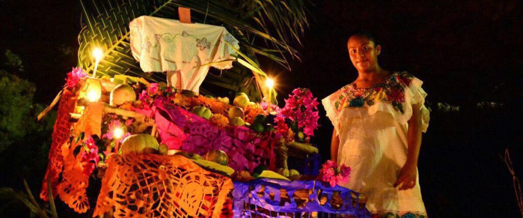 dia de muertos en la Riviera Maya