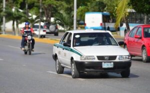 Taxis publicos en cancun