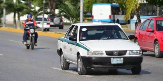 Taxis publicos en cancun